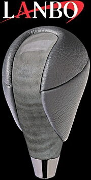 【M's】トヨタ ノア/ヴォクシー 70系 ZRR70/75(2007y-2014y)LANBO製 シフトノブ Rタイプ (ブラックオーク)／／社外品 ランボ TOYOTA NOAH VOXY 70ノア 70ヴォクシー ノア70 ヴォクシー70 ボクシー70