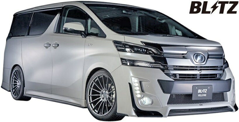 【M's】トヨタ ヴェルファイア 30系 ZR/ZA/Z(15/01-18/01)BLITZ AERO SPEED フロン...