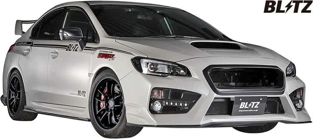 【M's】スバル WRX STI/S4 レヴォーグ(14/08-17/06)BLITZ AERO SPEED フロントバンパースポイラー (デイライト付)／／EJ20 FA20 FB16 FA20 FRP製 ブリッツ エアロスピード R-Concept エアロ パーツ エアロパーツ 社外品 未塗装 受注生産品 60174