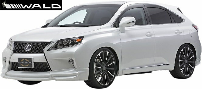 【M's】レクサス RX Fスポーツ RX350/RX450h（H24.4-H27.10）WALD EXECUTIVE LINE エアロ2点キット(F+R)／／LEXUS GGL15W GYL15W F-SPORT FRP製 ヴァルド バルド エアロ パーツ フルエアロ エアロキット バンパー エグゼクティブライン 未塗装 受注生産品