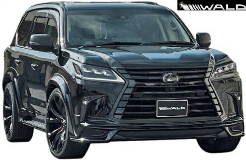 【M's】レクサス LX570 URJ201W（H27.9-）WALD エアロ 3点キット（F＋R＋OF）／／ABS＋FRP製 ヴァルド バルド エアロ スポーツライン SPORTS LINE LEXUS LX 未塗装 素地 フロントスポイラー リアスカート オーバーフェンダー