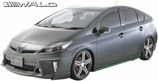 【M 039 s】トヨタ プリウス 30系 後期 (H23.11-H27.12) WALD SPORTS LINE エアロ3点キット／／ABS ZVW30 TOYOTA PRIUS 30 ヴァルド バルド エアロ パーツ エアロキット フルエアロ エアロセット プリウス30 30プリウス 未塗装 受注生産品