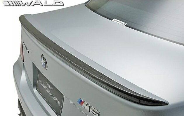 【M's】E60 BMW M5 (2004y-) WALD SPORTS LINE トランクスポイラー／／5シリーズ FRP ヴァルド バルド エアロ パーツ ウイング 羽 ハネ 未塗装 受注生産品