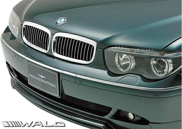 【M's】E65 E66 BMW 7シリーズ 前期用（2001y-2005y）WALD SPORTS LINE ハーフタイプ フロントスポイラ..