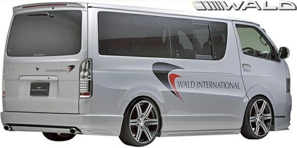 【M's】トヨタ 200系 ナロー ハイエース バン レジアスエース (H16.8-H22.7)WALD EXECUTIVE LINE V2 リアゲートスポイラー／／バージョン2 標準車 FRP ヴァルド バルド エアロパーツ エアロキット エアロ