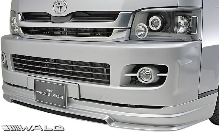 【M's】トヨタ 210 ハイエース 1/2型 ワイドロング用(H16.8-H22.7)WALD EXECUTIVE LINE V2 フロントス..