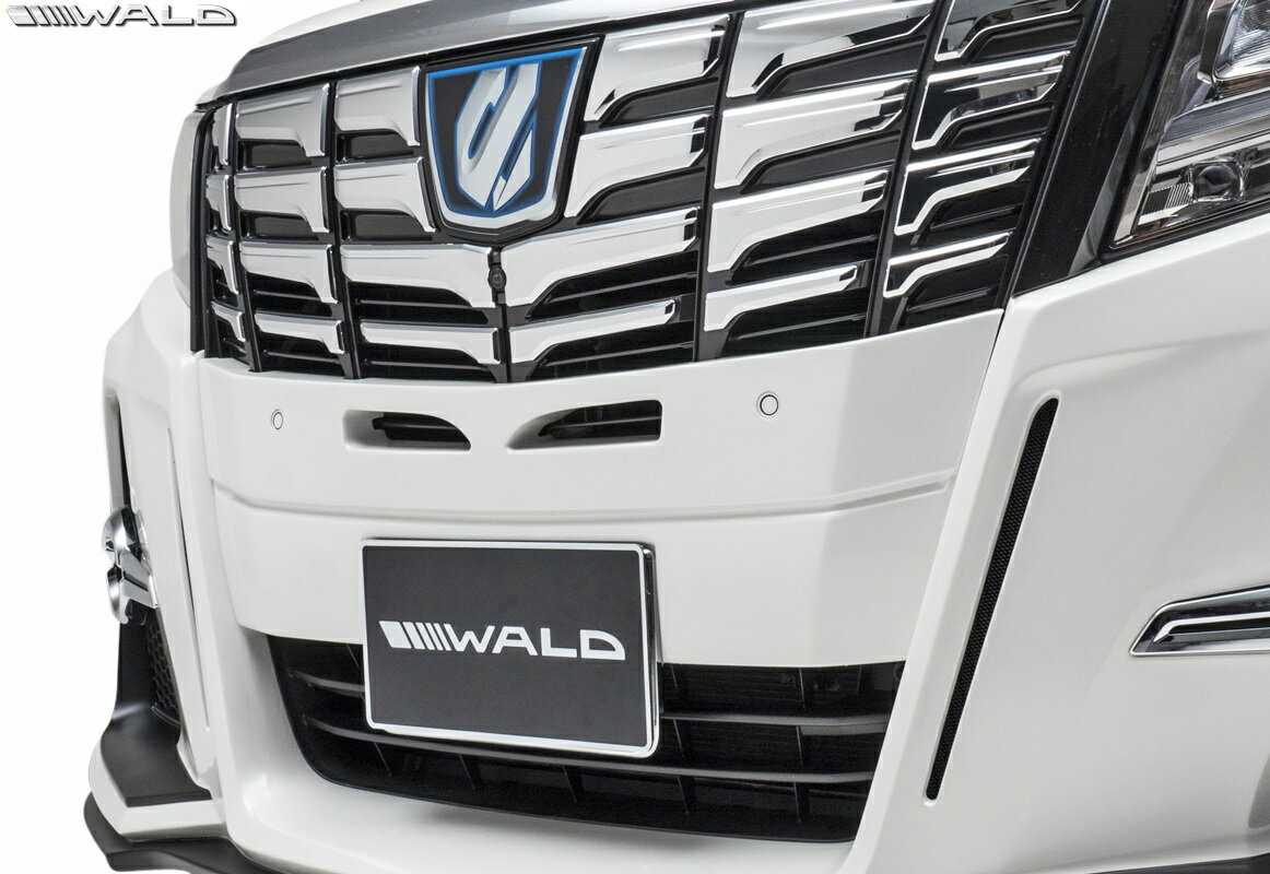 【M's】トヨタ アルファード 30系 (H27.1-H29.12)WALD SPORTS LINE グリルカバー／／FRP ヴァルド バルド エアロ 30アルファード アルファード30 S/SA/SR/EL/G/X AGH GGH AYH30W ALPHARD