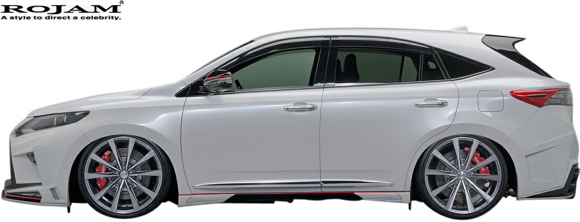 【M's】トヨタ ハリアー 60系 前期 (2013y.12-2017y.5) ROJAM IRT GENIK フロントバンパースポイラー Ver.1 LEDレス.Ver (※ PCS/DRCC対応。/フロントカメラ無し車用。)／／HARRIER ZSU60 AVU65W FRP ロジャム ジェニック 60ハリアー ハリアー60 22-fb-ha6012 22fbha6012