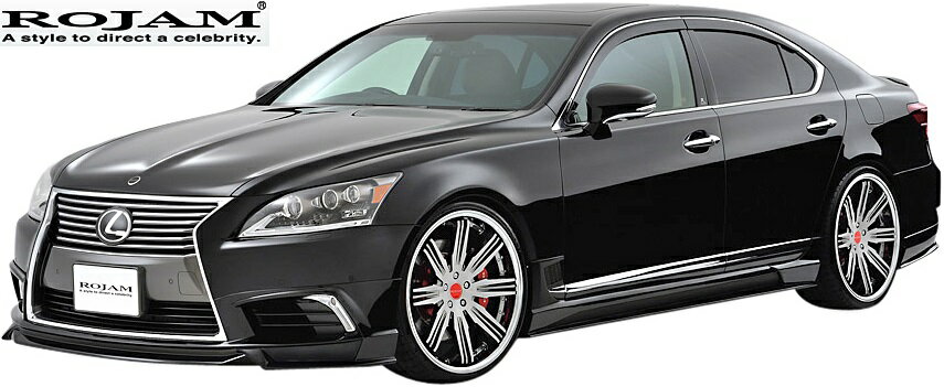 【M's】レクサス LS 40系 後期 (2012/10-2017/9) ROJAM IRT エアロ 3点キット(F+S+R)／／LEDレス LEXUS LS460 LS600h ショート FRP ロジャム アイアールティー フルエアロ エアロキット エアロセット 40LS LS40 USF40 UVF45 未塗装 受注生産品