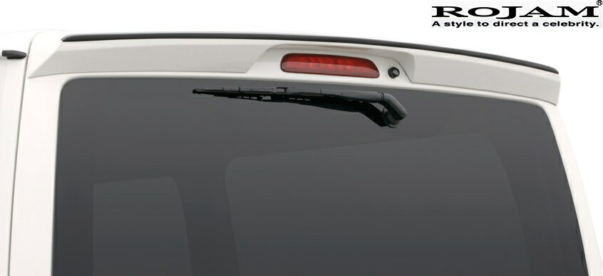 Rakuten - 【M's】トヨタ ハイエース 200系 1/2/3/4型 ナロー (2004/8-2010/6) ROJAM IRT リアウィング／／標準車 FRP ロジャム アイアールティ エアロ ウイング TOYOTA HIACE 200ハイエース ハイエース200 KDH200 TRH200 21-rw-hi200 21rwhi200