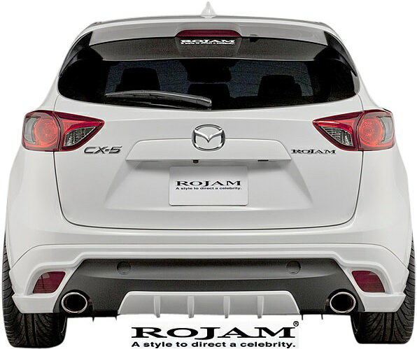 【M's】マツダ CX-5 (2012/2-2016/12) ROJAM IRT リアリップスポイラー／／FRP ロジャム アイアールティ エアロ 後エアロ リアスカート リアスポイラー バンパー MAZDA KEE KE2 KE5 CX5 C-X5 未塗装 受注生産品 21-rs-cx5ke 21rscx5ke