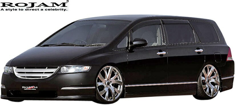 【M's】ホンダ オデッセイ RB1/RB2 前期(2003/10-2006/3) ROJAM IRT エアロ 2点キット(F+R)／／FRP ロジャム アイアールティ エアロ 前後エアロ フルエアロ エアロセット エアロキット HONDA ODYSSEY 未塗装 受注生産品