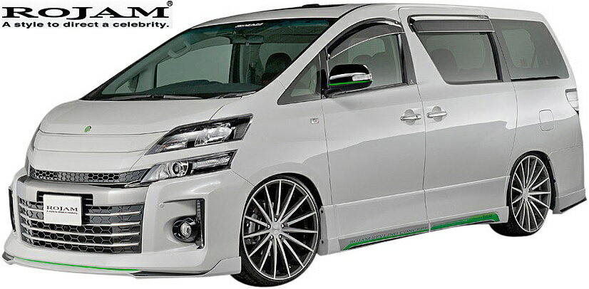 【M 039 s】トヨタ ヴェルファイア 20系 G’s (2012/11-2014/12) ROJAM VERDE エアロ 4点セット (F S WD RCP)／／FRP ロジャム ヴェルデ エアロ TOYOTA VELLFIRE エアロキット エアロセット フルエアロ ベルファイア 20ベルファイア 20ヴェルファイア ANH20W GGH20W