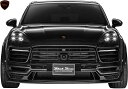 【M's】ポルシェ カイエン 9YA (2018y-) WALD Black Bison フロントスポイラー FRP製 未塗装 ヴァルド バルド ブラックバイソン エアロパーツ エアロキット エアロ リップスポイラー Porsche CAYENNE 現行型 新型(2)