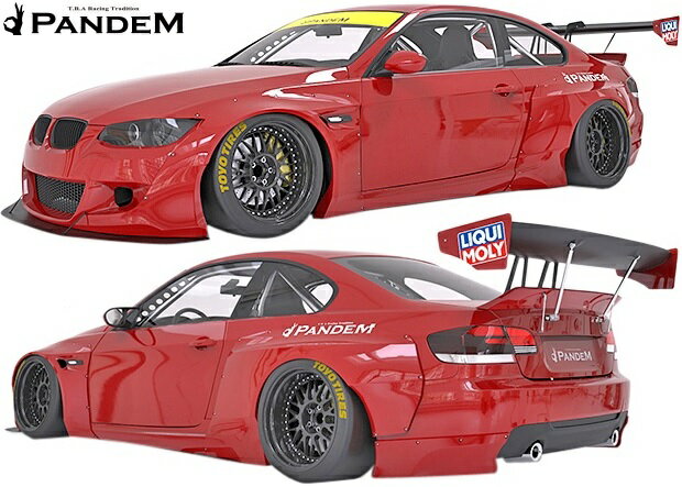 【M's】E92 BMW 3シリーズ 前期 (2006y-2010y) PANDEM ワイドボディキット 10点 FRP製 TRA京都 パンデム エアロ フルキット フルエアロ エアロキット エアロセット ロケットバニー ロケバニ ワイドフェンダー オーバーフェンダー 2Dクーペ 320i 335i