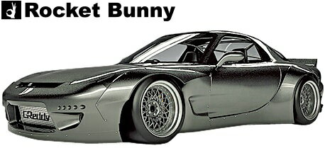 【M's】マツダ RX-7 FD3S (1991y-2002y) Rocket Bunny フロントフェンダー(片側約50mmワイド) FRP 未塗装 MAZDA RX7 TRA京都 ロケットバニー ロケバニ パンデム PANDEM エアロ ワイドフェンダー オーバーフェンダー Wide body kit