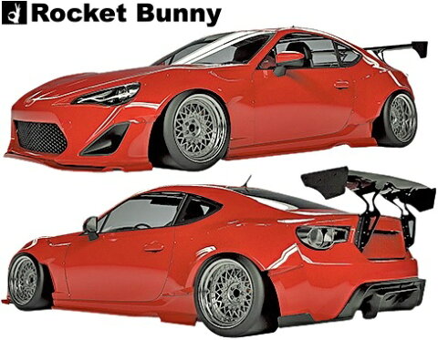 【M's】トヨタ 86 / スバル BRZ (ZN6/ZC6) Rocket Bunny Ver.1 ワイドボディキット 6点セット／／FRP TRA京都 ロケットバニー ロケバニ ハチロク エアロ フルキット フルエアロ エアロキット エアロセット ワイドフェンダー オーバーフェンダー パンデム PANDEM