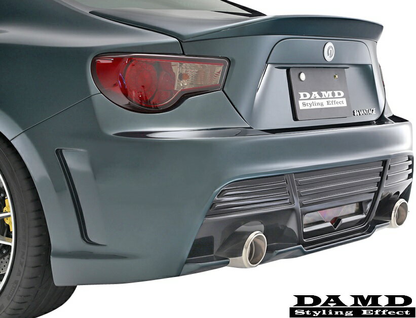 【M 039 s】トヨタ 86 ZN6 (2012.3-) DAMD 86VANTAGE リアバンパー／／FRP製 TOYOTA ハチロク DBA-ZN6 スバル BRZ ダムド スタイリングエフェクト エアロ リヤバンパー アストンマーチン仕様 アストンマーチン風 イギリス車風