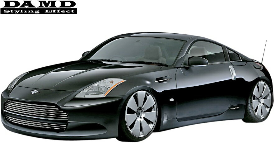 ��M's������ Z33 350Z �ե�����ǥ�Z (2002.7-2006.12) DAMD BLACK x METAL ����֥�ॻ�å�(4�ԡ���)��������� �˥å��� NISSAN FAIRLADY Z ���å� Z350