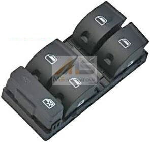 【M's】アウディ A4 (2005y-2008y) パワーウィンドースイッチ (運転席側用) AUDI 純正OEM 8E0-959-851D-5PR 8E0959851D5PR VEMO 社外品 OEM ウィンドウスイッチ 窓 ボタン ウィンドー 故障 修理 修繕