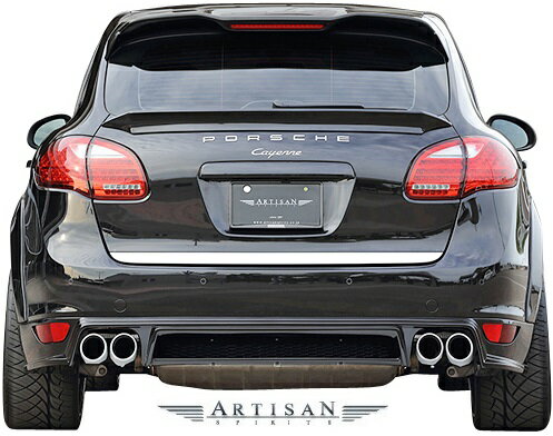 【M's】ポルシェ カイエン 958 V6用 (2010.3-) ARTISAN SPIRITS リアハーフスポイラー FRP 未塗装 エアロ アーティシャンスピリッツ アーティシャン アーテシャンスピリッツ アーテシャン PORSCHE CAYENNE カイエン958 958カイエン リアスポイラー