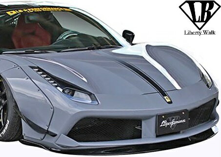 【M's】フェラーリ 488GTB (2015y-2019y) Liberty Walk LB-WORKS フロントディフューザー／／FRP製 リバティーウォーク リバティウォーク リバティー リバティ エアロ ディフューザー フロントスポイラー FERRARI 488 GTB 488フェラーリ