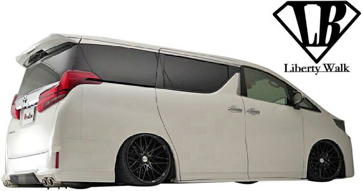 【M's】トヨタ 30系 アルファード (後期) lb★nation x ESPRIT リアスポイラー／／FRP製 Liberty Walk リバティーウォーク リバティウォーク リバティー リバティ LB エアロ リヤスポイラー TOYOTA ALPHARD 30アルファード 30後期