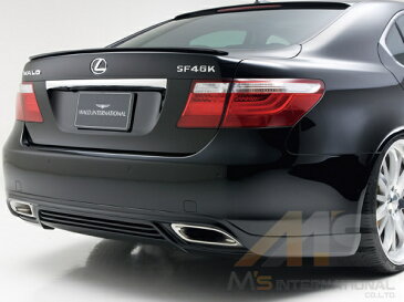 【M's】LEXUS レクサス LS600h/hL LS460/L (H18.9〜H21.9) WALD ヴァルド Executive Line V1 リアスカート(ABS製 未塗装) 新品