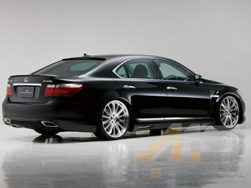 【M's】LEXUS レクサス LS600h/hL LS460/L (H18.9〜H21.9) WALD ヴァルド Executive Line V1 リアスカート(ABS製 未塗装) 新品