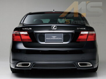 【M's】LEXUS レクサス LS600h/hL LS460/L (H18.9〜H21.9) WALD ヴァルド Executive Line V1 リアスカート(ABS製 未塗装) 新品