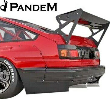 【M's】トヨタ AE86 スプリンタートレノ 後期 PANDEM リアウイング／／ハチロク パンデム FRP製 エアロ リヤウイング トランクウイング カスタム TOYOTA SPRINTER TRUENO 86 トレノ ロケットバニー ロケバニ 峠 ドリフト