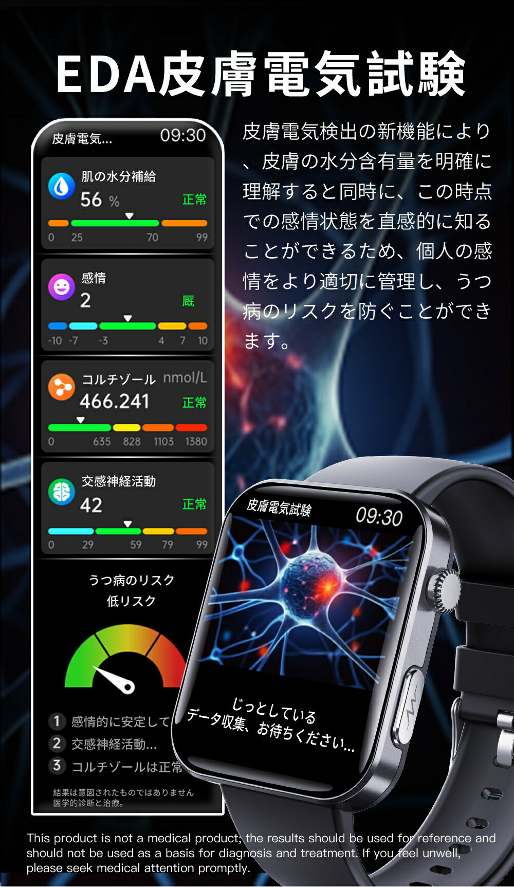 【工場直営★ 品質保証】 スマートウォッチ 血糖値 血圧測定 心拍数 血中酸素 日本製 センサー スマートウォッチ 転倒アラーム 皮膚温度測定 音楽制御 通話機能 2.01インチ 大画面 IP67レベル 日本語対応 プレゼント ギフト iPhone/Android対応 母の日 父の日 新作