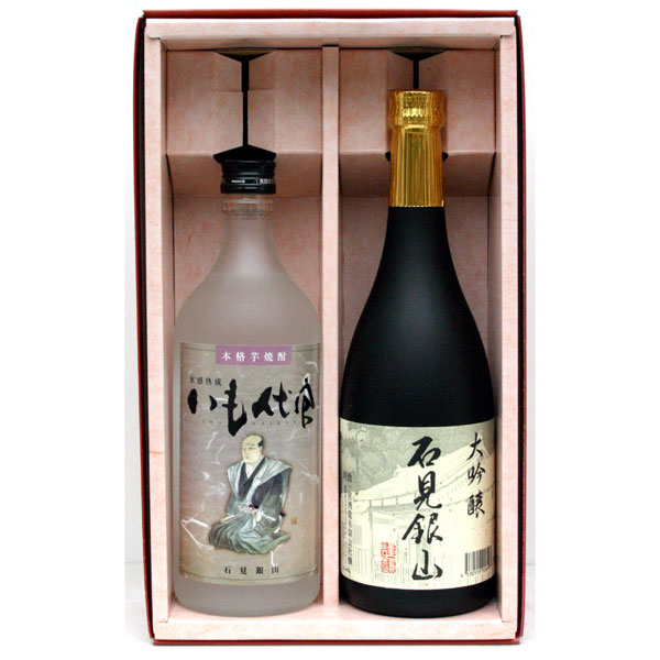 一宮酒造 島根のお酒 大吟醸「石見銀山」720ml＆いも代官720mlセット