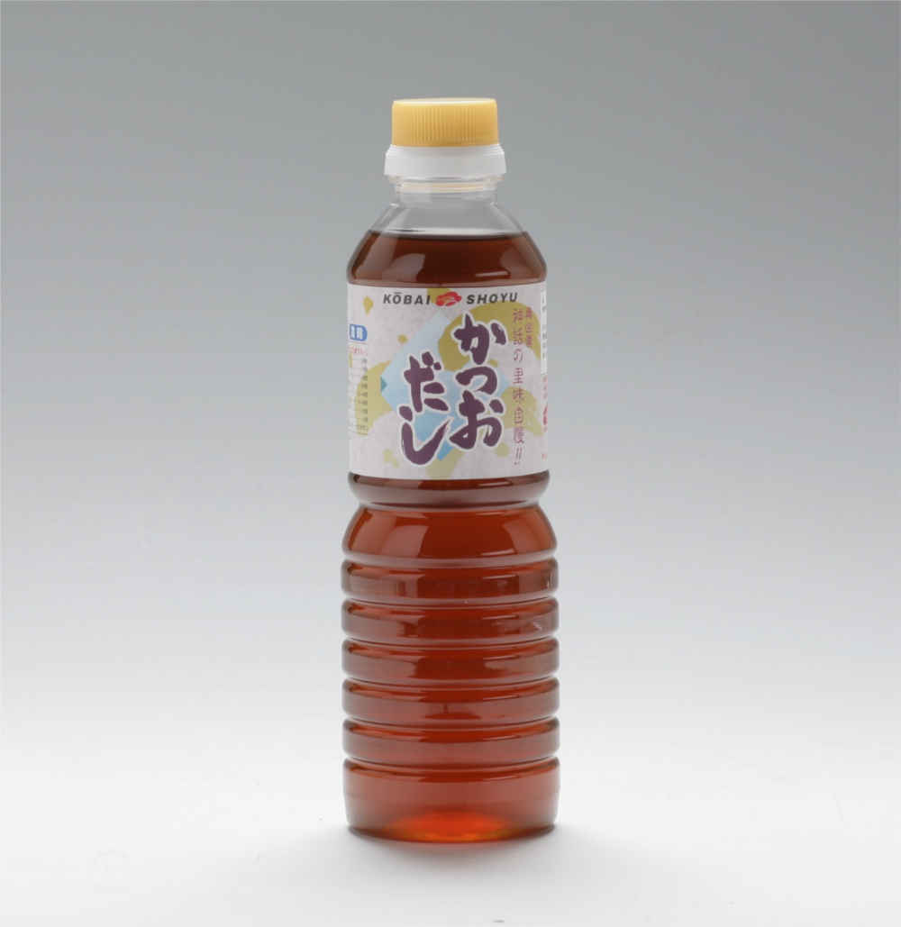 かつおだし 500ml×10本 紅梅しょうゆ 送料無料