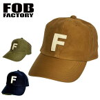 【 FOBファクトリー】OLD BASEBALL CAP F 926 ベースボールキャップ 帽子 モールスキン レトロ 昔風 調整可能 レザー アジャスター 56～62cm 全3色 洗濯可能 メンズ レディース アメカジ ストリートカジュアル オシャレ 秋冬 顔が大きい人