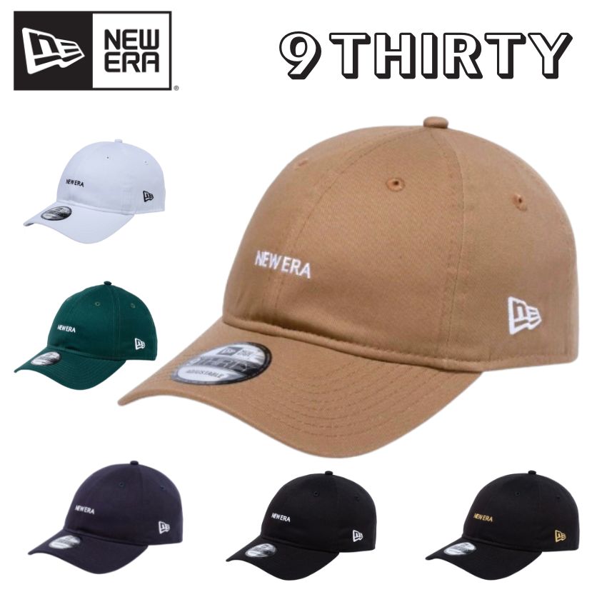 【 NEWERA 】 ニューエラ キャップ 9THIRTY 930 ミニロゴ 6パネル ローキャップ 帽子 メンズ レディース ブランド おしゃれ ストリート カジュアル サイズ調整可能 ベースボールキャップ 大きいサイズ 小さいサイズ 春夏 秋冬