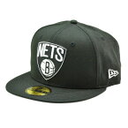 59FIFTY　NEWERA　サイズ7　ブラックxホワイト　14290-126 ブラックxホワイト　14291NBAニューヨークブルックリン　NETS！！