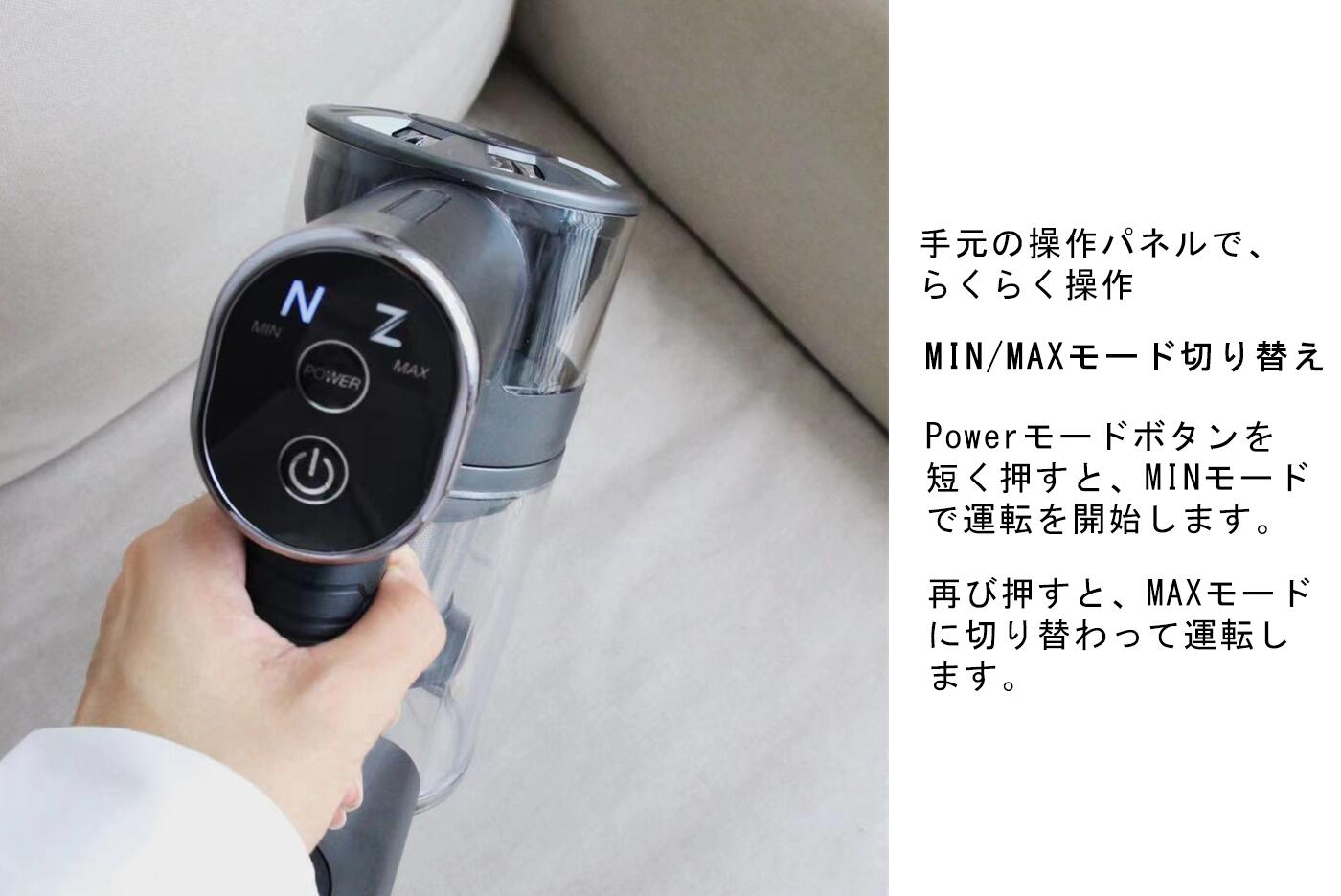 【期間限定20%OFFクーポン配布中】コードレス掃除機22000Pa200WPSE認証済1年保証モード切替LED付きコンパクト掃除機コードレスサイクロン掃除機サイクロンスティックハンディスティッククリーナーコードレスクリーナーそうじ機T200
