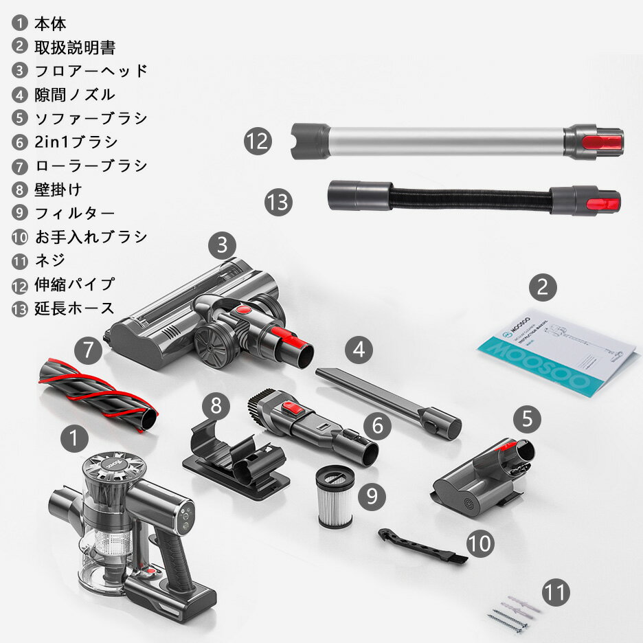 【期間限定20%OFFクーポン配布中】コードレス掃除機22000Pa200WPSE認証済1年保証モード切替LED付きコンパクト掃除機コードレスサイクロン掃除機サイクロンスティックハンディスティッククリーナーコードレスクリーナーそうじ機T200
