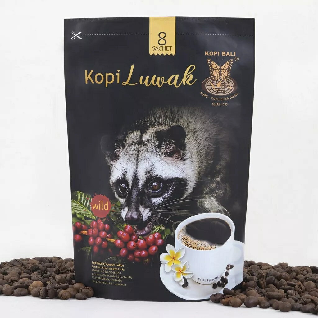 コピルアック Kopi Luwak ドリップ バリ コーヒー Bali Coffee LUWAK ROBUSTA コピ ルアク 黒 培煎コーヒー 球豆 生豆 培煎豆 豆 ストレートコーヒー 自家培煎 弧球培煎 煎りたて 新鮮 中細挽き ジャコウネコ お取り寄せ 浅煎り 中煎り 深煎り 超希少 期間・数量限定