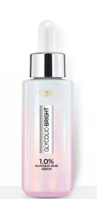 ロレアルパリ（Loreal Paris） GLYCOLIC-BRIGHT INSTANT GLOWING SERUM 30ml 潤燥 エッセンス 導入 美容液 トーンアップ ハリ ツヤ 透明肌 全肌質 トラベル スタート お試し アジアンコスメ コスメ 化粧品 スキンケア スキンクリーム