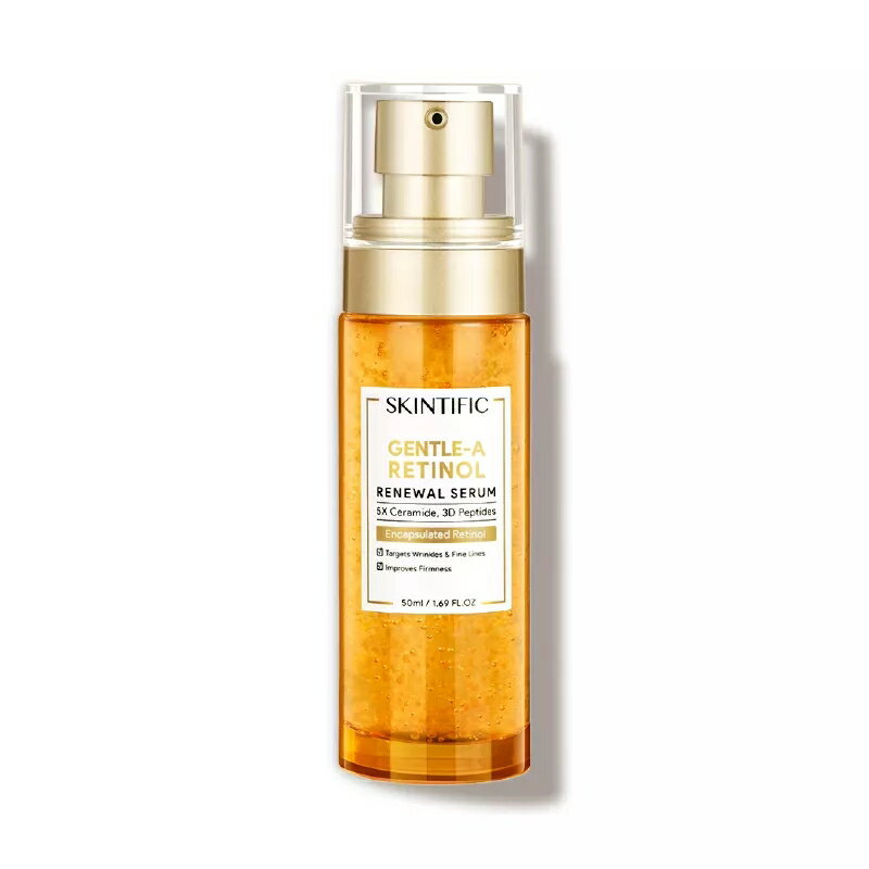 レチノール SKINTIFIC GENTLE-A RETINOL 20ml RENEWAL SERUM 5X ceramide 3D Peptides 潤燥 エッセンス 導入 美容液 トーンアップ ハリ ツヤ 透明肌 全肌質 トラベル スタート お試し アジアンコスメ コスメ 化粧品 スキンケア スキンクリーム