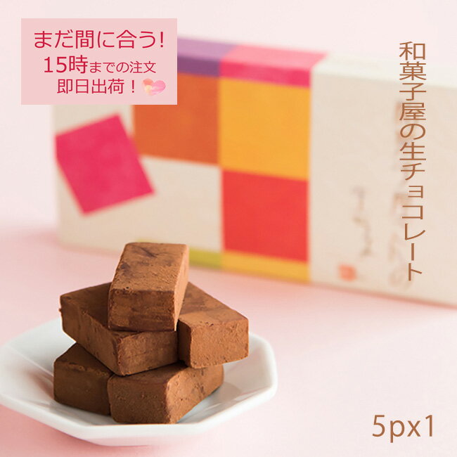 バレンタイン 2023 チョコ バレンタインデー バレンタインチョコ プチギフト ギフト プレゼント 老舗 スイーツ 誕生日 内祝 御礼 / 岐阜 和菓子職人の 生チョコレート 5ピース / 良平堂【あす楽対応】