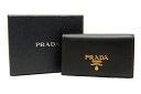 プラダ（PRADA）サフィアーノメタルカードケース1MC122【中古】程度S【smtb-m】