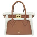 ルイ・ヴィトン(LOUIS VUITTON)オンマイサイドPMM58918グレインカーフレザー/キャメル【中古】程度S【smtb-m】