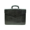 ボッテガヴェネタ(BOTTEGA VENETA)パイソンビジネスバッグ221513【中古】程度SA【smtb-m】