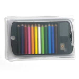 色鉛筆セット【メール便可】アイボール鉛筆 クリアーミニスタッフ CLEAR MINI STAFE/12色セット