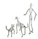 ワイヤー式モデル人形 人型(Adam/Man) 犬型(Rover/Dog) 猫型(Whiskers/Cat) 【モデル人形】【ポーズ人形】【デッサン人形】【動物】【ペット】【関節】