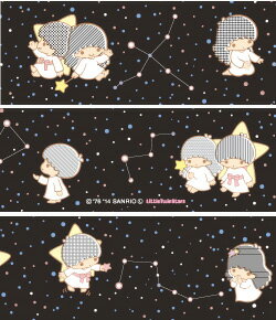 ポイント5倍 【メール便可】 mt×サンリオシリーズ マスキングテープ 「星座・リトルツインスターズ」 【キキララ】【1P】【1巻】【1個】【単品】【25mm×10m】