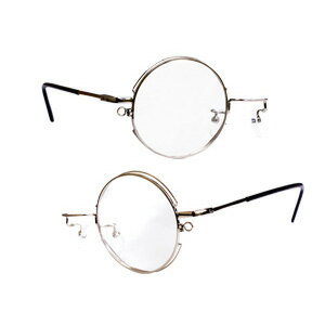 コアデ コスプレサポート　モノクル・2（銀）（右／左）【コスプレ用小物】【メガネ】【眼鏡】【めがね】【ハロウィ…